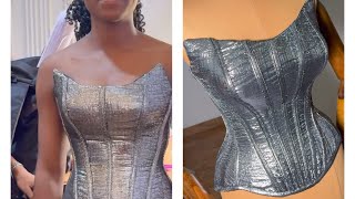 How to draft an overbust corset with a trendy neckline [upl. by Emyaj842]