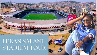 Lekan Salami Stadium Tour  Shooting stars FC stadium [upl. by Dis551]