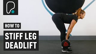 Leg exercise  How To Do A Romanian Deadlift [upl. by Filbert]