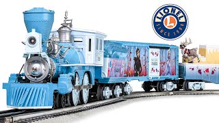 Lionel OGauge Disneys Frozen 2 Electric Model Train Set Unboxing amp Testing [upl. by Anawahs47]