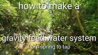 How To Create a GravityFed Drip Irrigation System  John Kaisner The Natural Farmer [upl. by Agnew348]