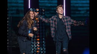 Johnny Orlando and Mackenzie Ziegler  What If live from WE Day Manitoba [upl. by Maroney]