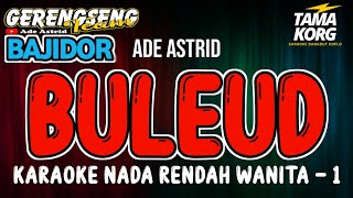 BULEUD KARAOKE Bajidor  Nada Wanita [upl. by Tavi353]