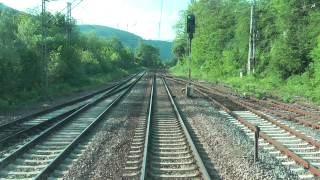 Führerstandsmitfahrt Trier nach Koblenz Mosel Gbf Teil 1 [upl. by Adnirb]