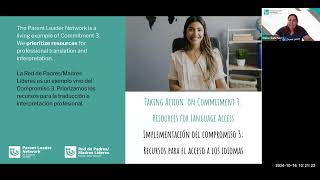 Webinar Parent Manifesto 20 Driving Change in Communities in Spanish [upl. by Crowley]