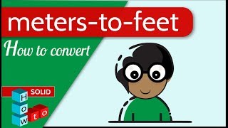 meters to feet  how to convert [upl. by Killion]