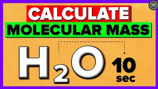 How to calculate molecular mass and molecular weight [upl. by Htebazile]