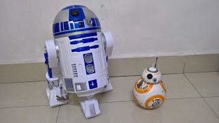 BB8 And R2D2  A Double Remote Control Droids Review [upl. by Ahsanat]