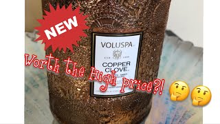 Voluspa Candle Review  Copper Clove [upl. by Molton]