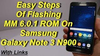 Tutorial Flashing MM 601 Rom on Galaxy Note 3 N900 English [upl. by Novat]