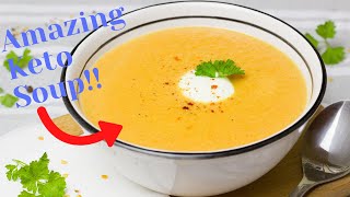 Best Keto Low Carb Vegetable Soup Recipe  DIY [upl. by Ferneau]