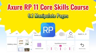 Axure RP 11 Core Skills Course 61 Manipulate Pages [upl. by Eelyam]