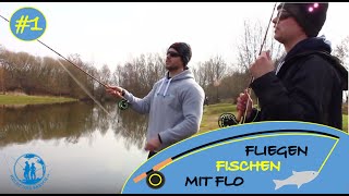 Tutorial Fliegenfischen lernen  Mit Flo und Mirco in Platschow [upl. by Ahern]