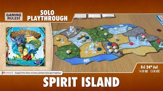 Spirit Island  Solo Playthrough [upl. by Norab635]