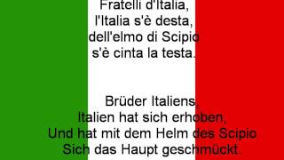 Nationalhymne Italiens text [upl. by Chader]