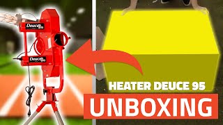 Heater Deuce 95 Pitching Machine Unboxing amp Setup Guide [upl. by Nesilla]