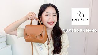 Polène Paris numéro un nano開箱🧡｜最近超愛的質感包包｜Polène number one nano｜Ailins Channel [upl. by Nayrb]