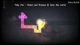 A Dance of Fire and Ice Toby Fox  Hopes and Dreams amp Save the World Map by PAPER PPT [upl. by Adnarom]