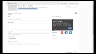 How To Upload a File to YouTube [upl. by Bili6]