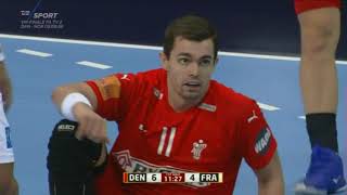 IHF World Mens Handball Championship 2019 Semifinal DenmarkFrance Full match [upl. by Laemsi]