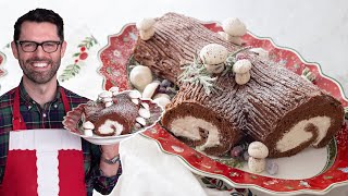 How to make a Yule Log  Bûche De Noël [upl. by Anica362]