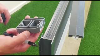 Installation Advice Fitting DuraPost® Aluminium Capping to a Stacked Composite Fence [upl. by Halverson]