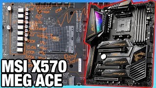 MSI MEG X570 ACE Motherboard VRM Review amp Features [upl. by Gabbert]