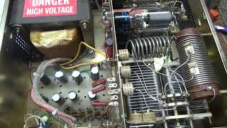 Dentron Clipperton aka 16010L 4 572B tube 10  160 meter linear amplifier unpowered walkthru [upl. by Cirtap]