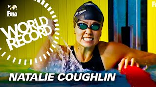 Natalie Coughlin breaks her own World Record  FINA World Championships [upl. by Aitnyc]