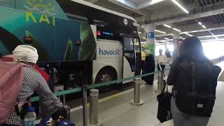 Havaist Bus Departing from ISTANBUL Airport  4K [upl. by Llevron209]