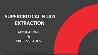 Supercritical Fluid Extraction Applications amp Process Basics [upl. by Anal]