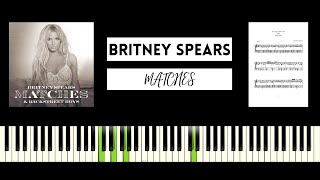 Britney Spears Backstreet Boys  Matches BEST PIANO TUTORIAL amp COVER [upl. by Fugate]