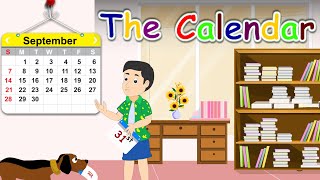 The Calendar Song  Kids Songs  Kidda Junction [upl. by Lalib]