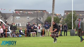 Lukasz Wenta Wins the 2019 Caber Toss a breakdown [upl. by Ammon]