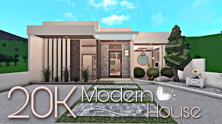 BLOXBURG 20K MODERN HOUSE  NOGAMEPASS [upl. by Cohbert]