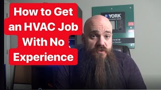 How to Get an HVAC Job With No Experience [upl. by Attenal]