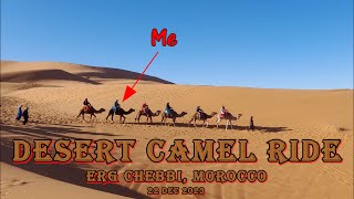 🐪Camel Ride Morocco  22 Dec 2023  4K🐪 [upl. by Creedon]