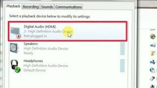 How to Fix Digital Audio HDMI Problem Solve  in Computer  Pc [upl. by Heilner]