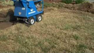 Howto use a sod cutter [upl. by Haslam]