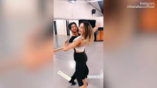 Chloe Lattanzi posts video as she trains for Dancing With The Stars [upl. by Nacnud66]