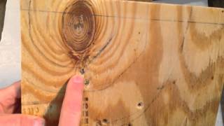 How far will different types of ammo penetrate into plywood [upl. by Glogau]