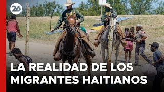 Migrantes haitianos relataron su realidad en EEUU [upl. by Nerval]