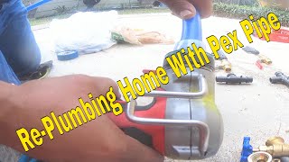 How To Install Copper to Pex Plumbing  Full Shower Setup  Delta Faucet  Sharkbite connector guide [upl. by Beyer]