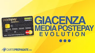 Giacenza media Postepay Evolution Poste Italiane a cosa serve e come calcolarla [upl. by Eidassac452]