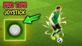 Pro Joystick Settings 🔥 Efootball 2024 Mobile Tips [upl. by Noroj552]