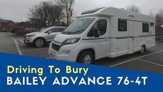 Burrs Country Park CampMC Site Serviced Pitch  Bailey Advance 764T  Bailey Motorhome City Tour [upl. by Norraf]