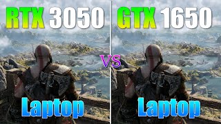 RTX 3050 Laptop vs GTX 1650 Laptop  Gaming Test  How Big is The Difference [upl. by Prager]