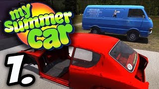 MY SUMMER CAR  ME REVIENTO CON LA FURGONETA 1  GAMEPLAY ESPAÑOL [upl. by Nichols471]