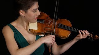 Bach Partita No 3 in E Major BWV 1006 Alana Youssefian baroque violin 4K [upl. by Elleral]