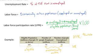 The Labor Force Participation Rate LFPR [upl. by Nonrev]